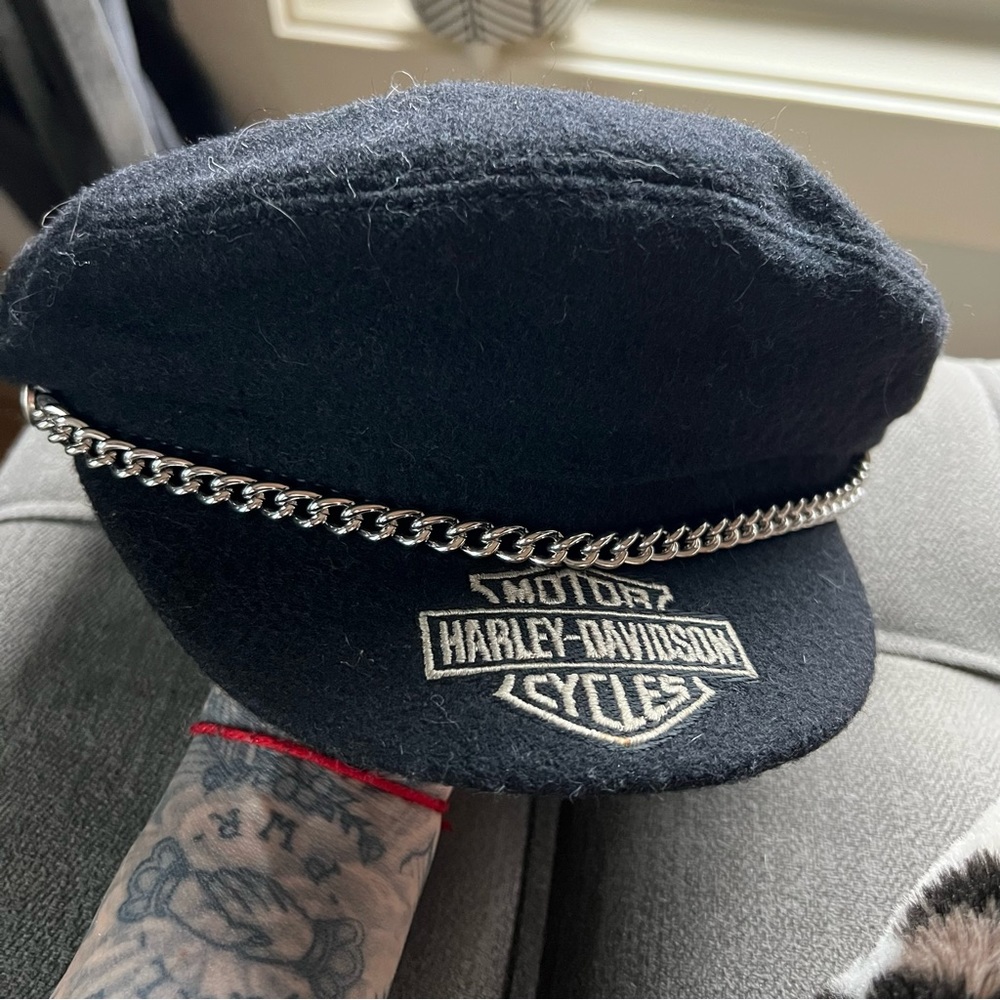 Vintage Harley Davidson Captains Hat